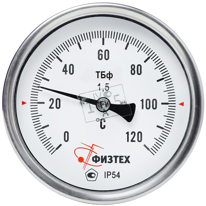 картинка Термометры биметаллические коррозионностойкие ТБф-221 от магазина ВсеМанометры.ру